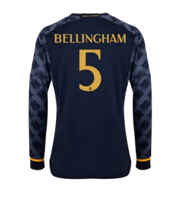 Real Madrid Jude Bellingham #5 Bortatröja 2023-24 Långärmad